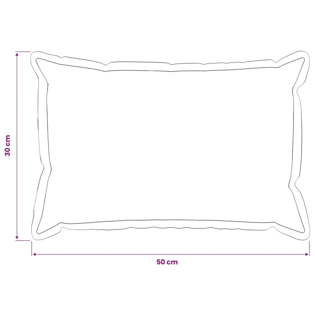 Federa 2 pcs HOUTEN Nero 30 x 50 cm Lino 916043