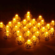 50 mini lampadine LED illuminanti palloncini - caldo bianco - compleanno matrimonio