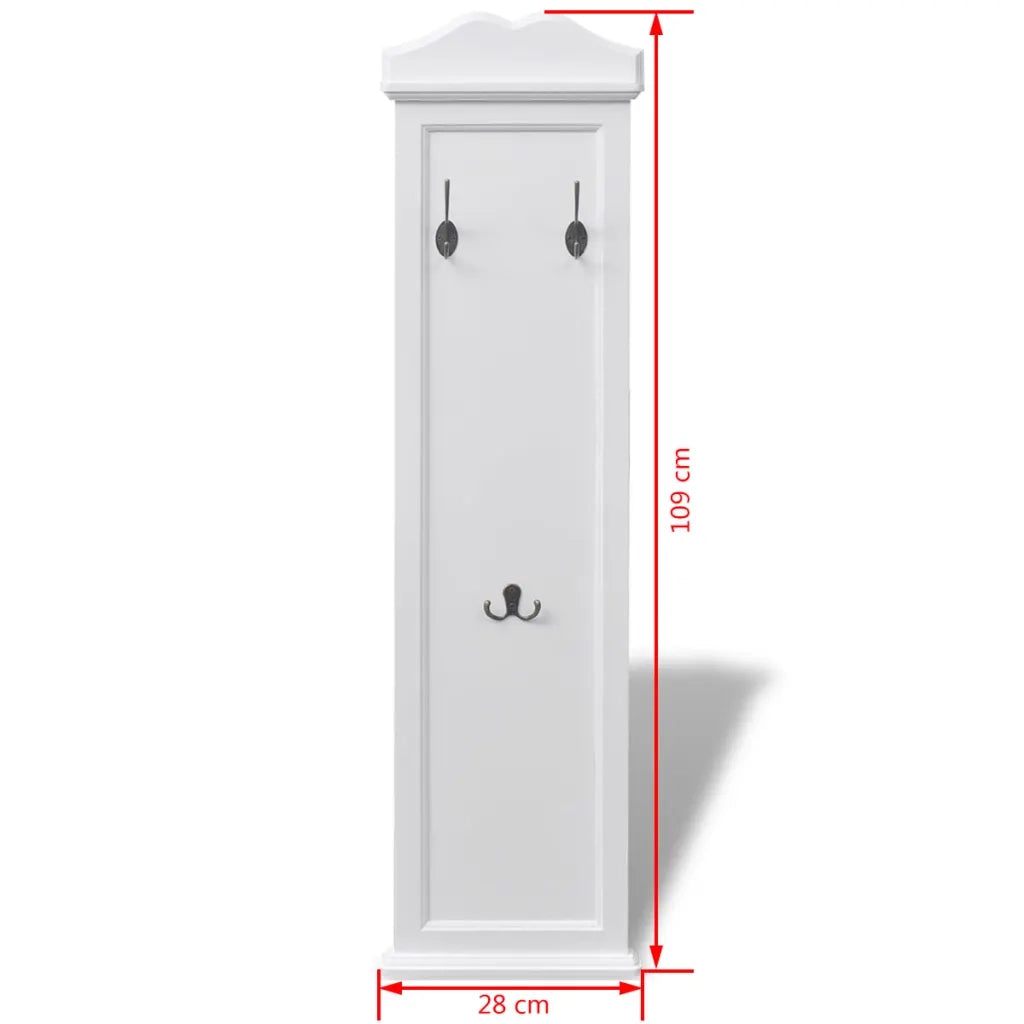 Appendiabiti Set 2 pz Attaccapanni Bianchi CFW2791409