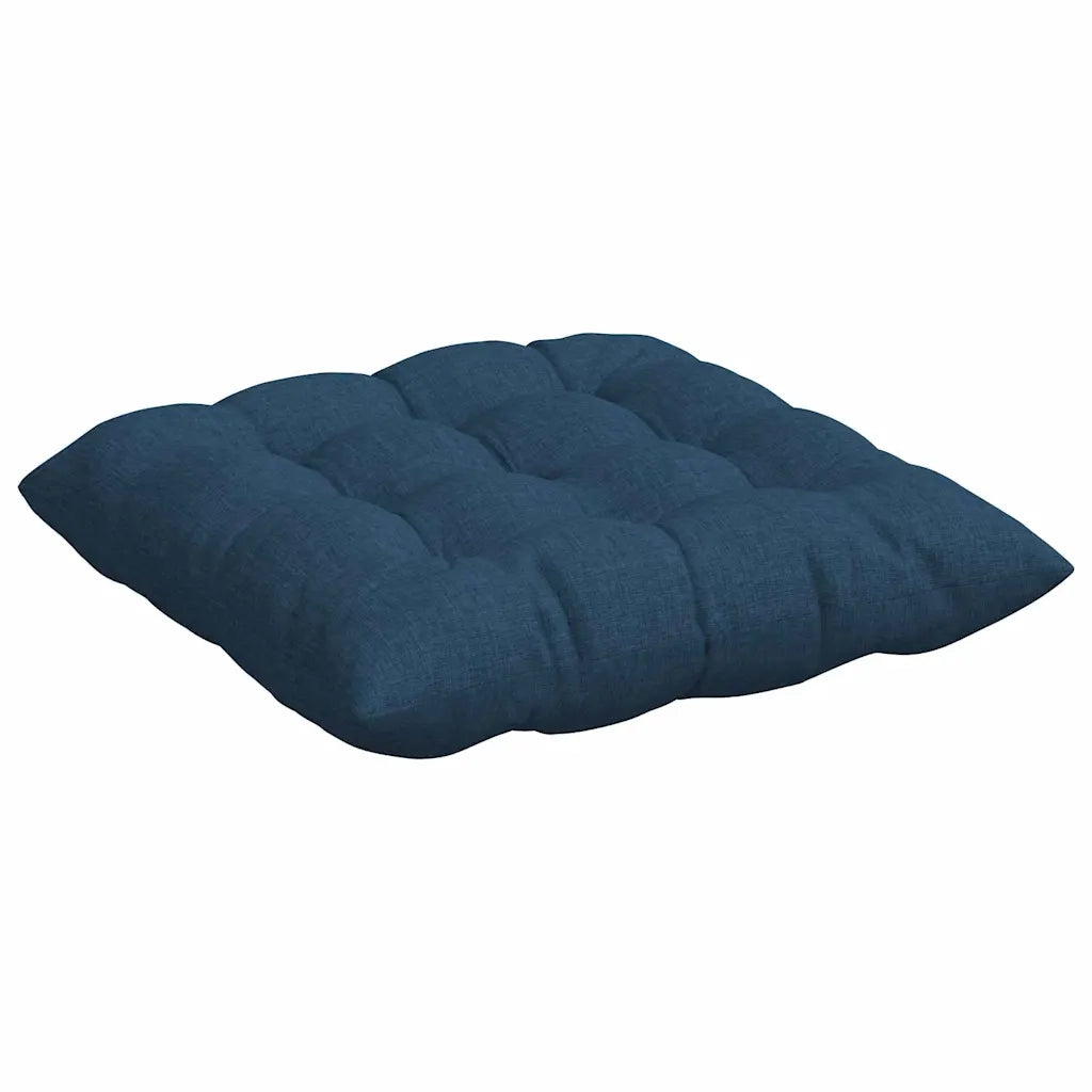Cuscini per Seduta 4 pcs Blu 40 x 40 x 6 cm Tessuto 42015154