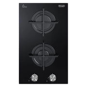 De’Longhi NSL 230 NC piano cottura Nero Da incasso 30 cm Gas 2 Fornello(i)