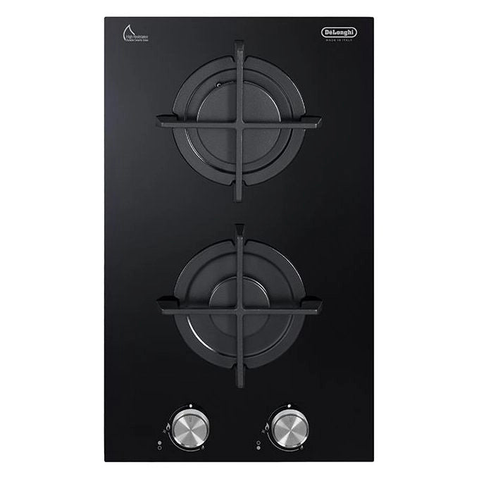 De’Longhi NSL 230 NC piano cottura Nero Da incasso 30 cm Gas 2 Fornello(i)