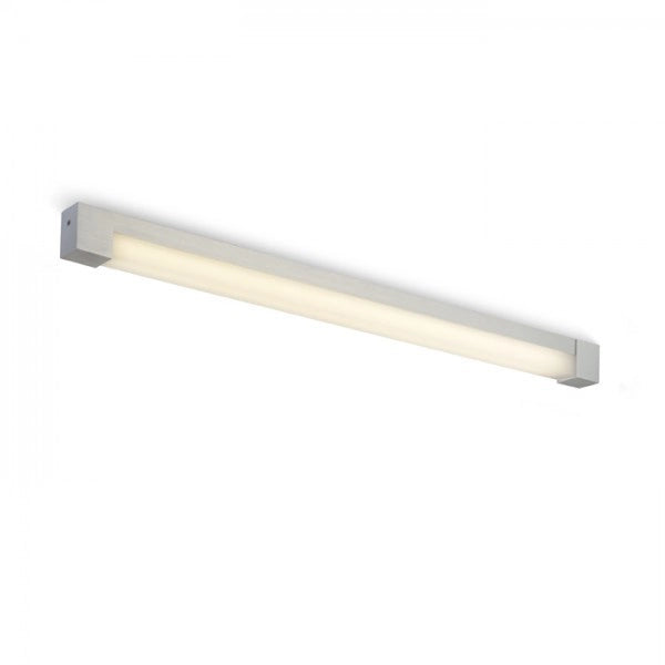 Plafoniera a tubo per specchi PERISA 90 da parete alluminio pettinato 230V G5 21W IP44