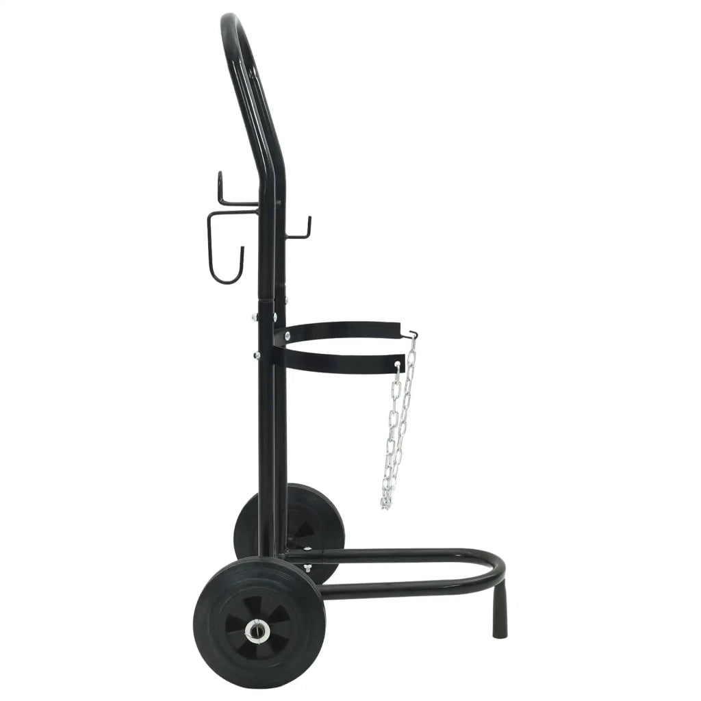 Carrello Manuale Nero e Rosso 49 x 49 x 101 cm Acciaio CFW8597524