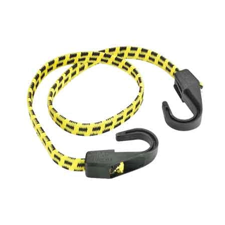 ALLACCIABAGAGLI PIATTO C/GANCIO IN PLASTICA 150 cm - confezione 2 pezzi