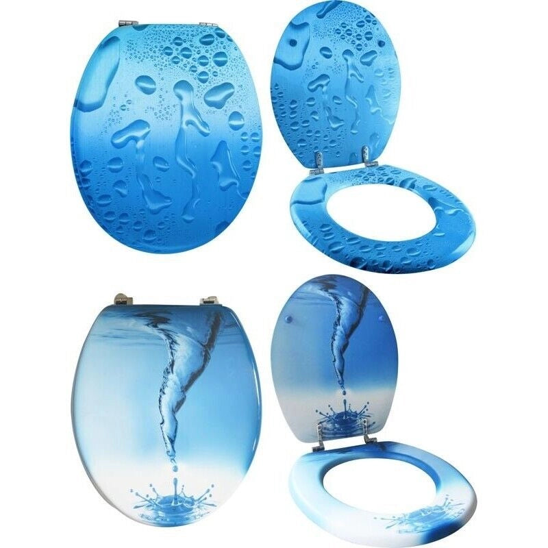 MAURY'S COPRI WATER WC ACQUA KIT DI MONTAGGIO CON GANCI INOX