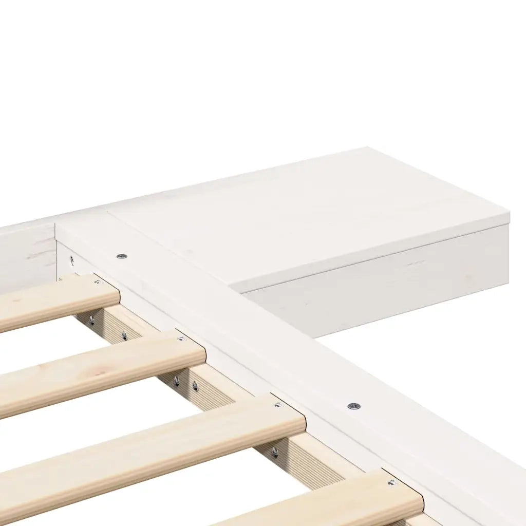 Struttura del letto Bianco 160 x 200 cm legno 872393