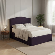Blyth, Letto Piazza e Mezza Sfoderabile Made in Italy, Viola