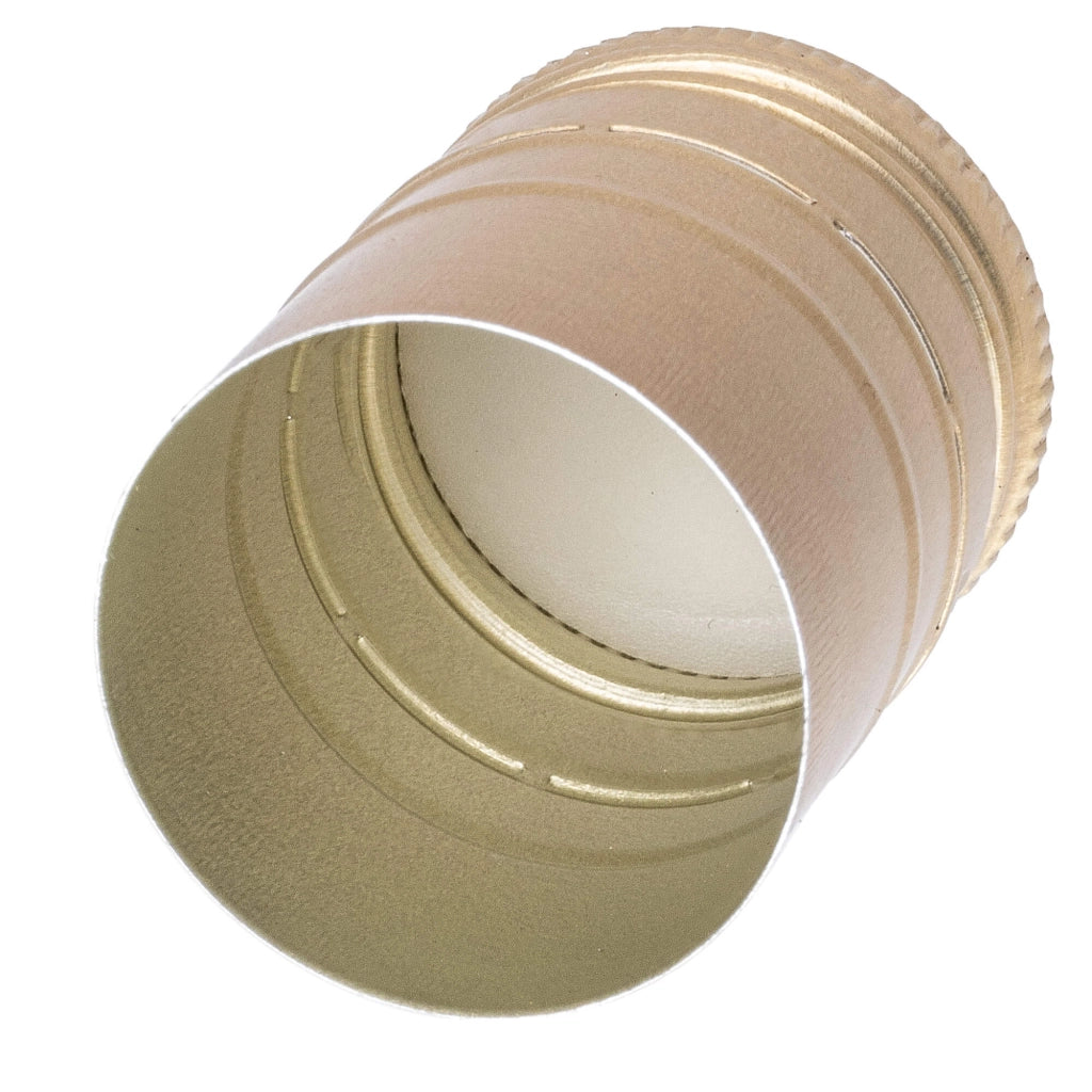 Tappi per bottiglie KADAX Fi28, tappi a vite, 10 pezzi, colore oro.