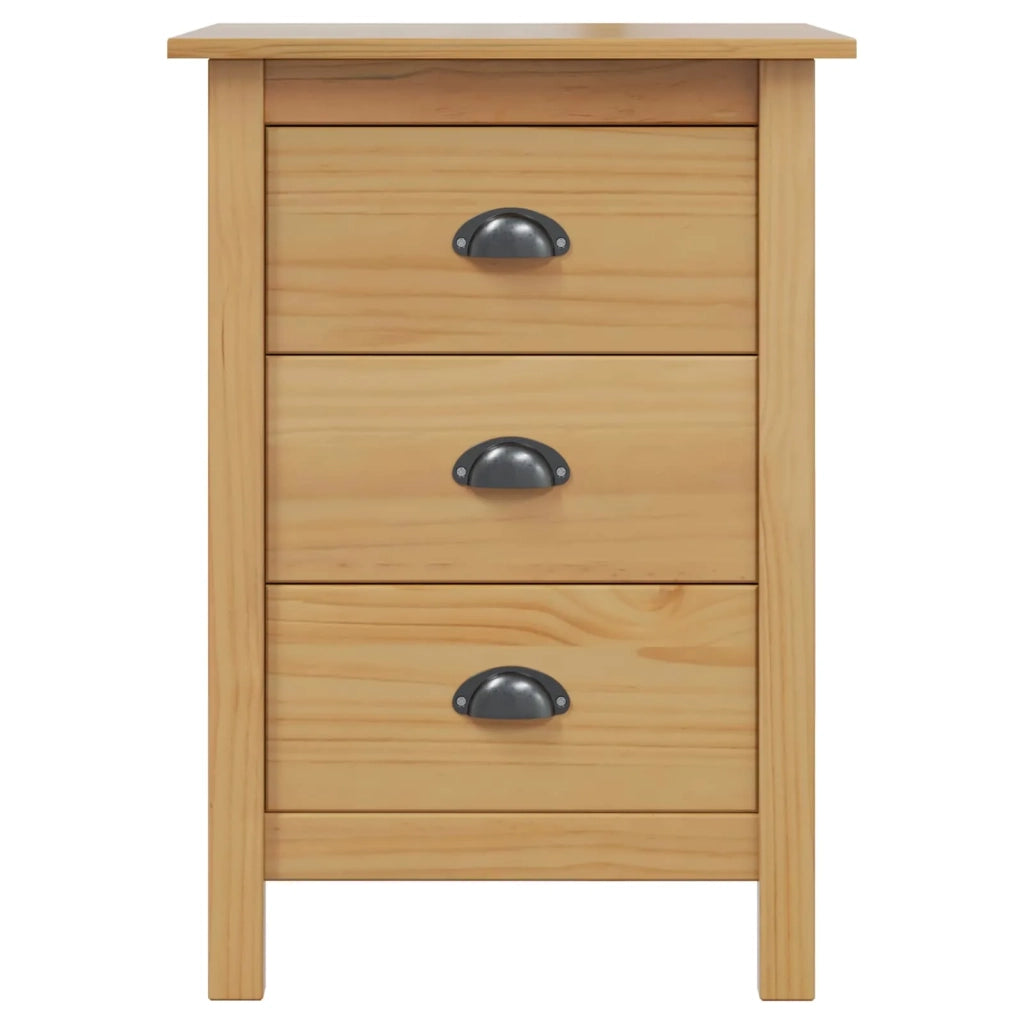 Armadio da Notte HILL Marrone miele 46 x 35 x 65 cm