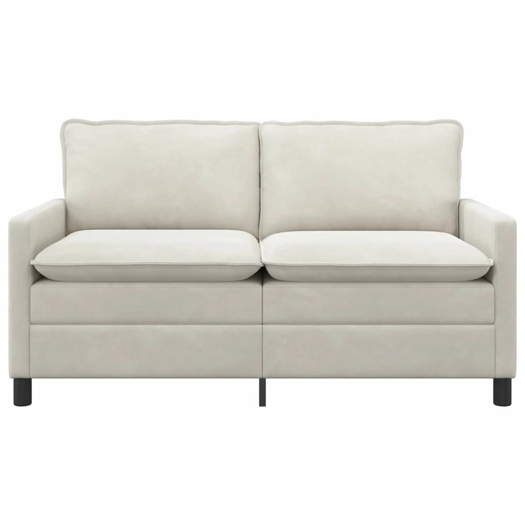 Divano Crema 156 x 81 x 87,5 cm Velluto 42028846