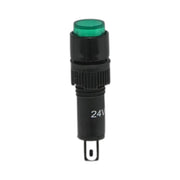 Indicatore di segnale industriale LED verde 24V Ø 8mm Breckner Germany