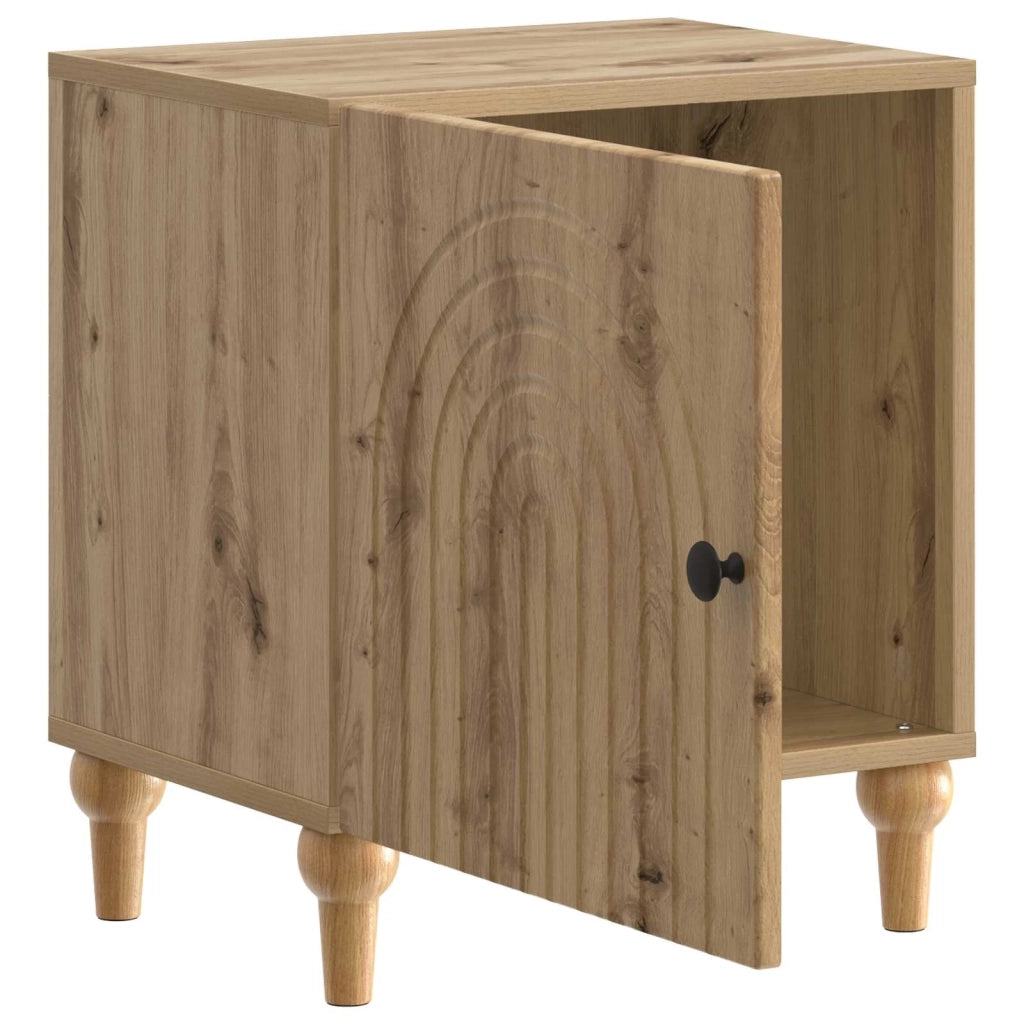 Armadio da Notte 2 pcs Rovere Artigianale 43 x 34,5 x 50 cm 894124