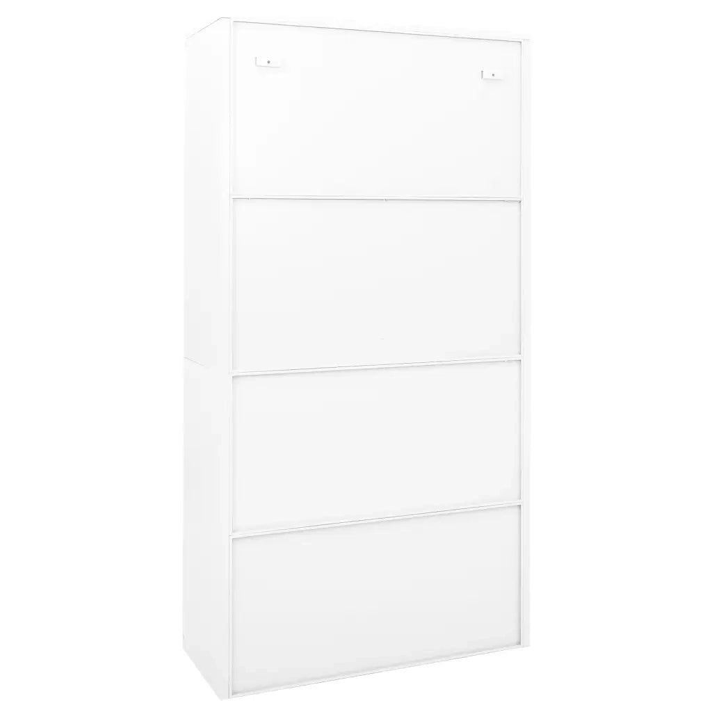 Armadio per Ufficio Anta Scorrevole Bianco 90x40x180 cm Acciaio cod mxl 65507