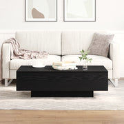 Tavolino da caffÃ¨  Nero Rovere 100x30x36,5 cm Legno ingegnerizzato