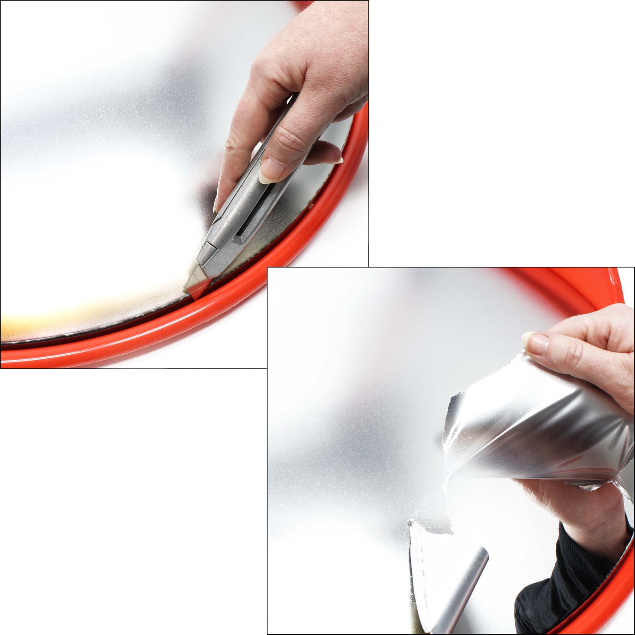 Specchio parabolico per traffico stradale Specchio di sicurezza convesso 60 cm Campo visivo 160°