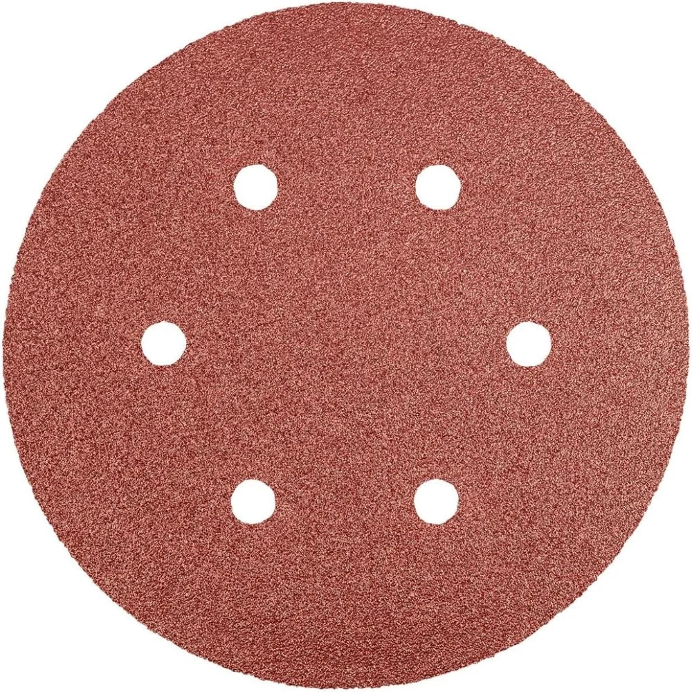 Topex 55h953 disco levigante con on velcro 150 mm k60 5 pezzi con