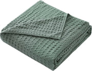 Coperta Wafelpiqué - Zanzara Estiva - 1 pezzo - Verde - 100% Cotone - 200 x 230 cm
