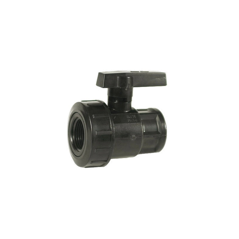 Rubinetto per tubo PE FF 3/4" monoghiera – bassa pressione – irrigazione PE