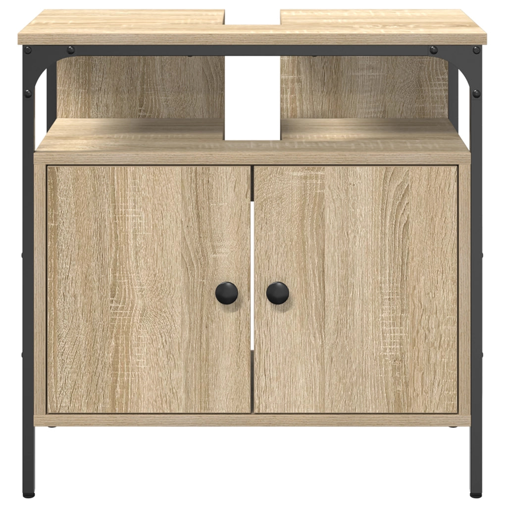 Vanity a Muro Rovere Chiaro Legno Ingegnerizzato 60 x 30 x 60 cm