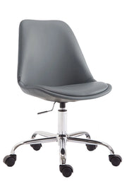Sedia da ufficio Toulouse in similpelle grigio