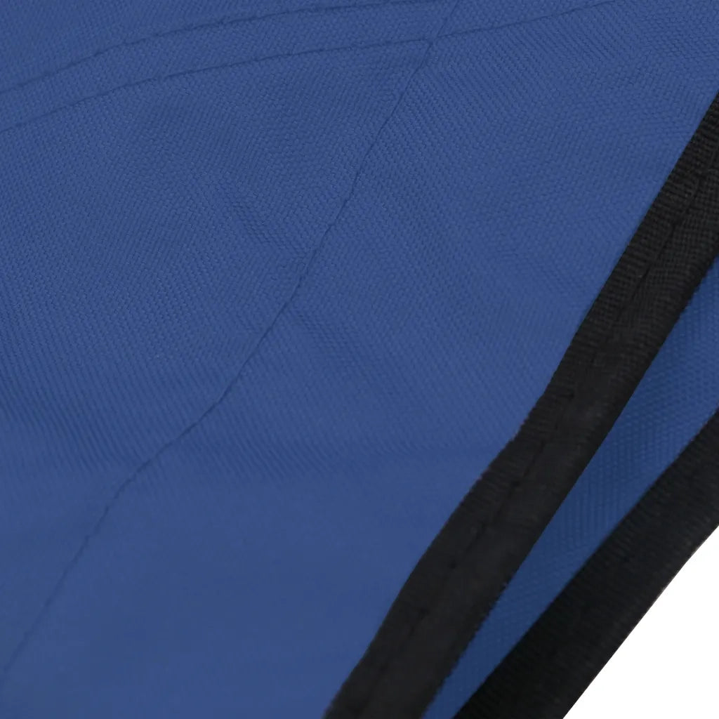 Bimini di Prua con Tendalino a 4 Archi Blu 243x196x137 cm 92371