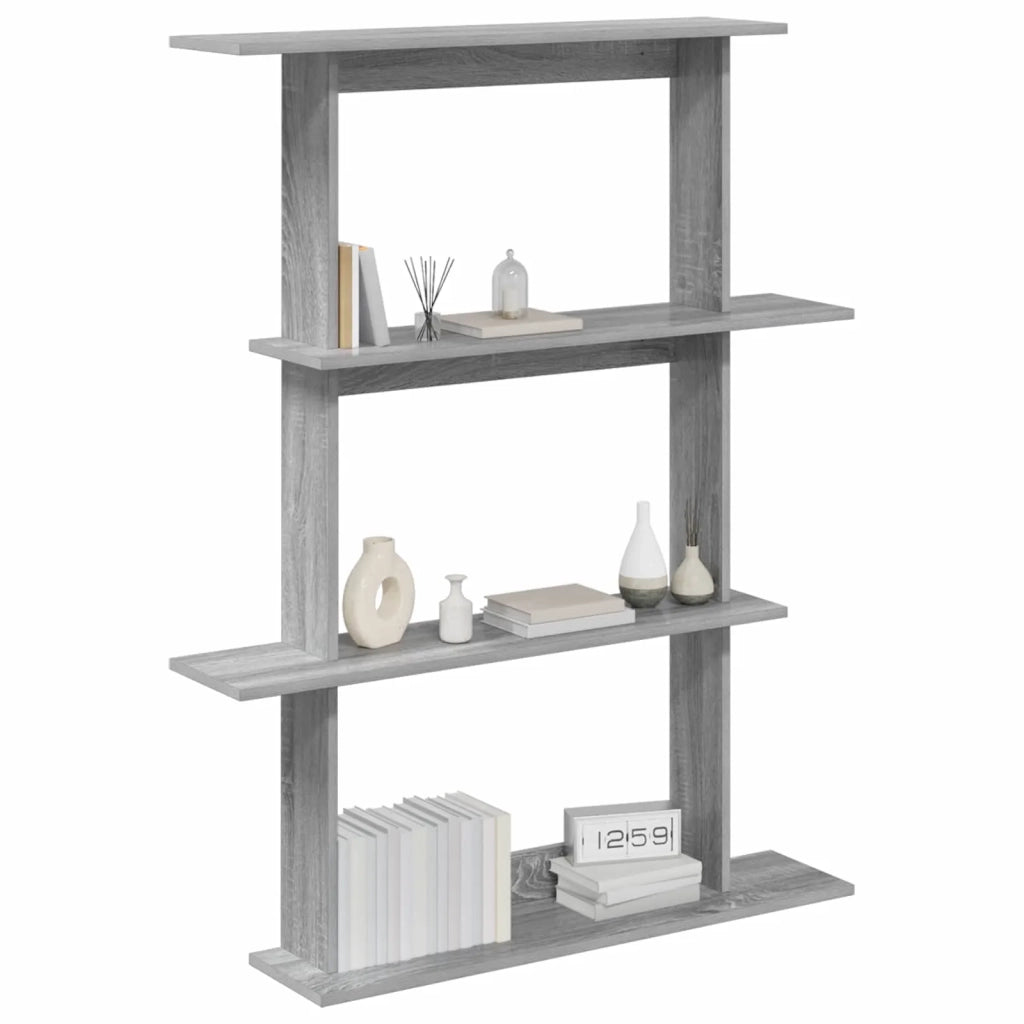 Scaffale da parete A parete Grigio 100 x 20 x 126 cm 8012065