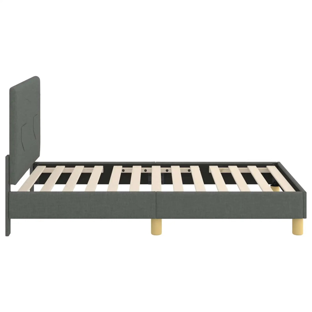 Struttura letto bambini con testata-Giroletto per bambini Grigio scuro 80 x 160 cm 757753