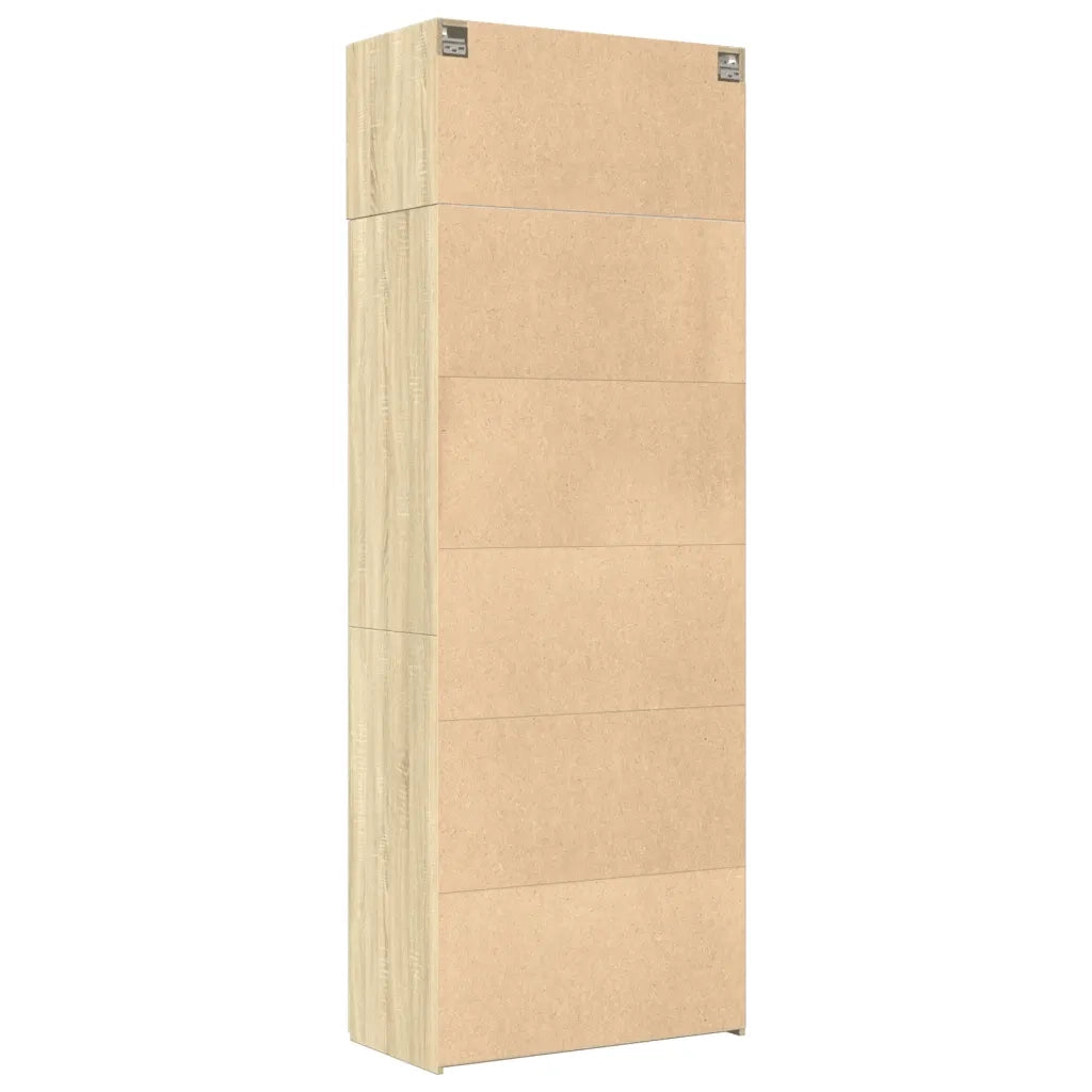vidaXL Armadietto Rovere Sonoma 80x42,5x225 cm in Truciolato