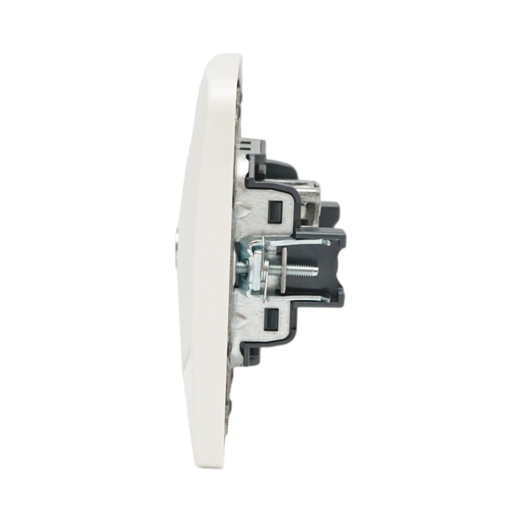 Presa TV da incasso bianca PC 80x80mm