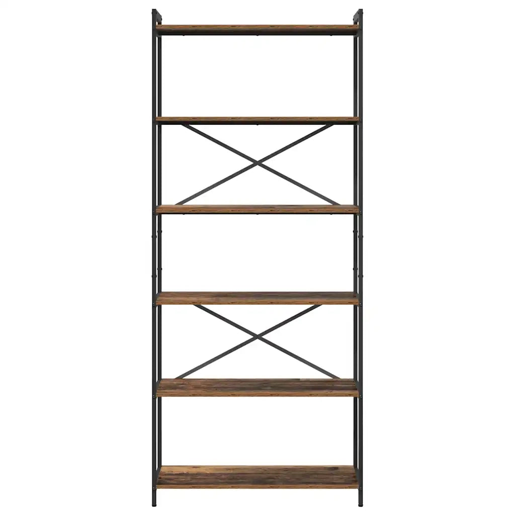 Libreria-Scaffale per Libri-Mobile di Stoccaggio Legno vecchio 40 x 30 x 85 cm Legno multistrato 292768
