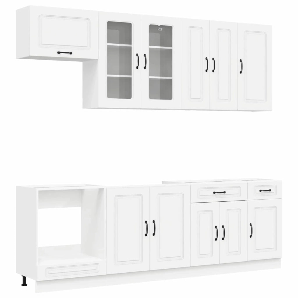 Unità Cucina KALMAR 8 pcs Bianco Legno ingegnerizzato 3438183