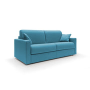 Chris Divano letto matrimoniale tessuto impermeabile 166 cm azzurro