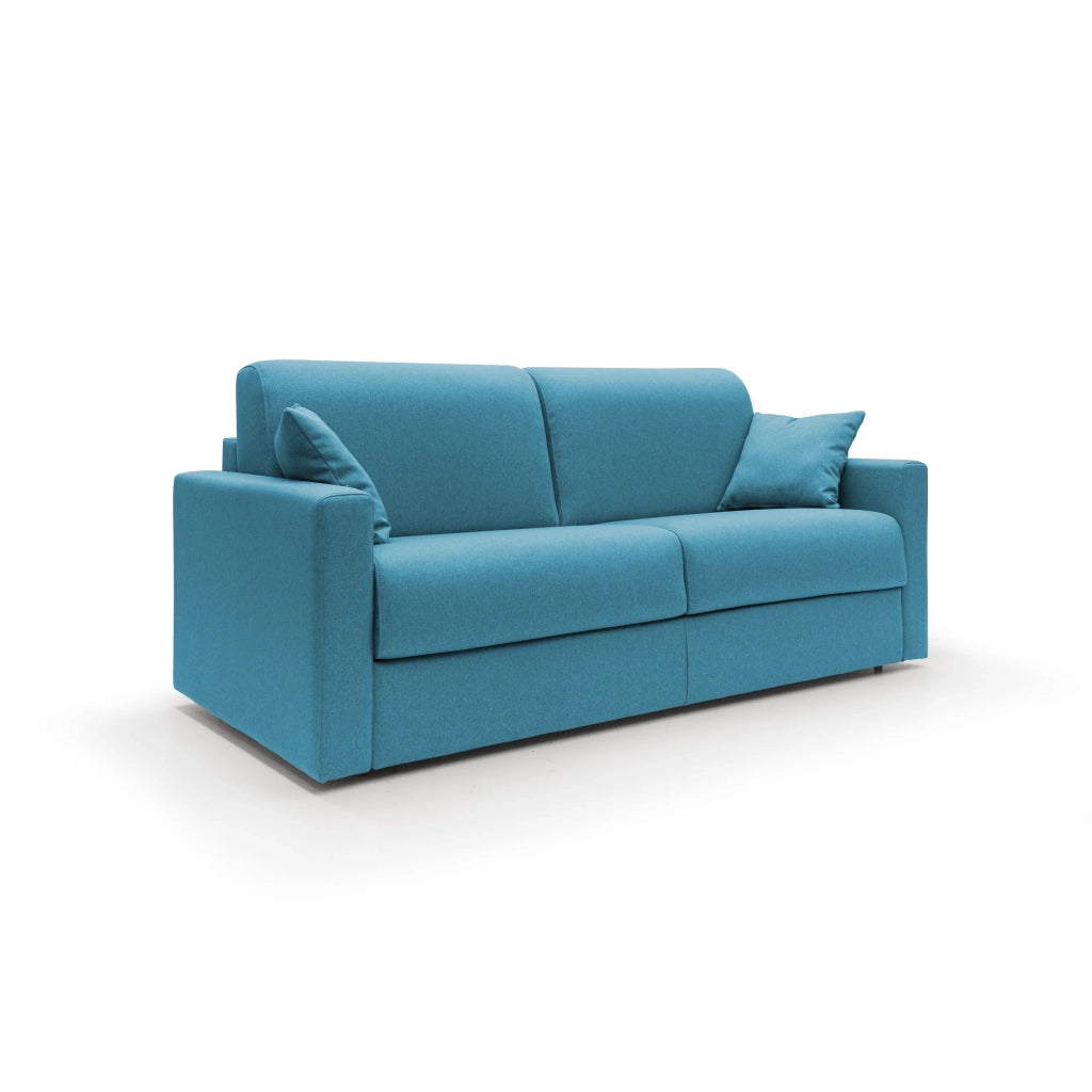 Chris Divano letto matrimoniale tessuto impermeabile 166 cm azzurro