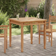 Tavolo da Pranzo per Giardino 80x80x80 cm in Massello di Teak