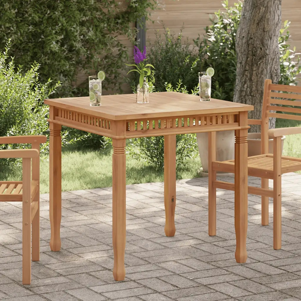 Tavolo da Pranzo per Giardino 80x80x80 cm in Massello di Teak