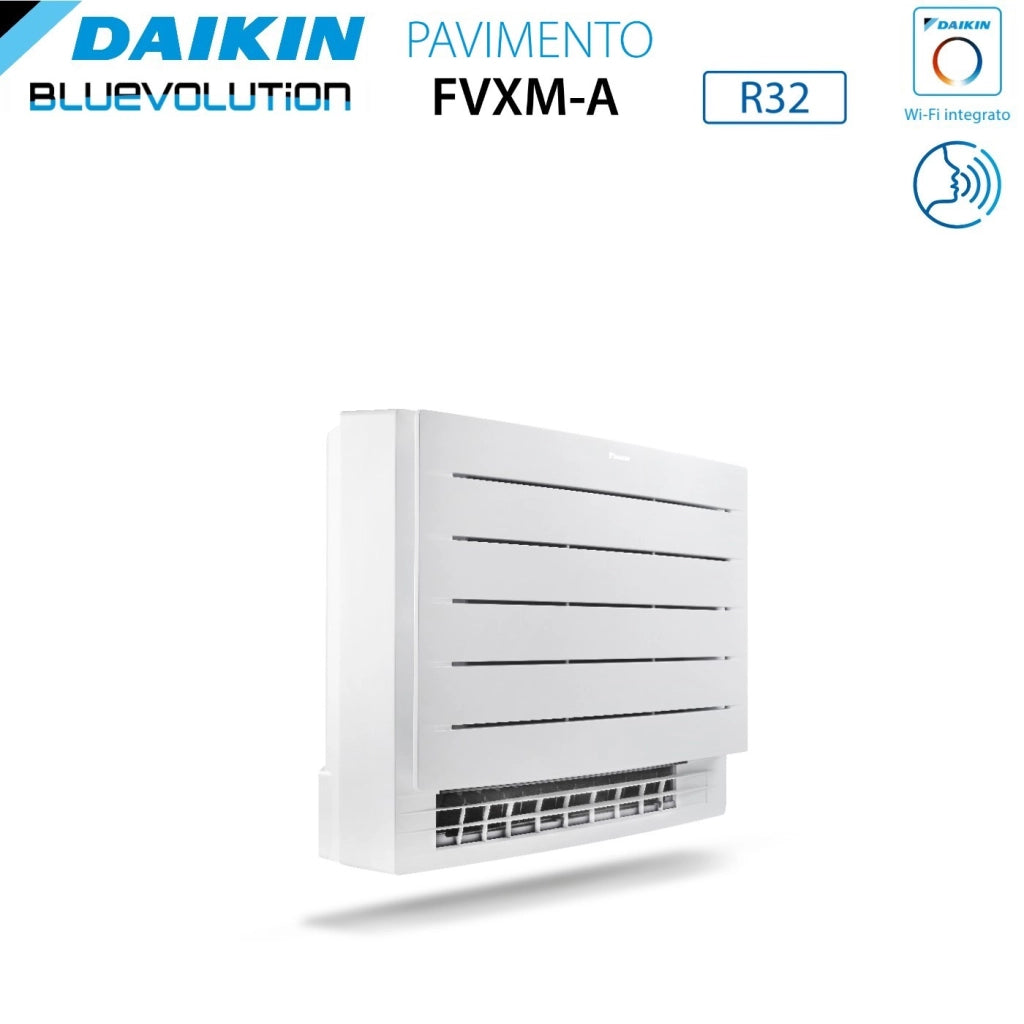 Climatizzatore Condizionatore Daikin a Pavimento Dual Split serie PERFERA FVXM-A 7+12 con 2MXM50A R-32 Wi-Fi Integrato 7000+12000 Con Telecomando ad Infrarossi Incluso Garanzia Italiana