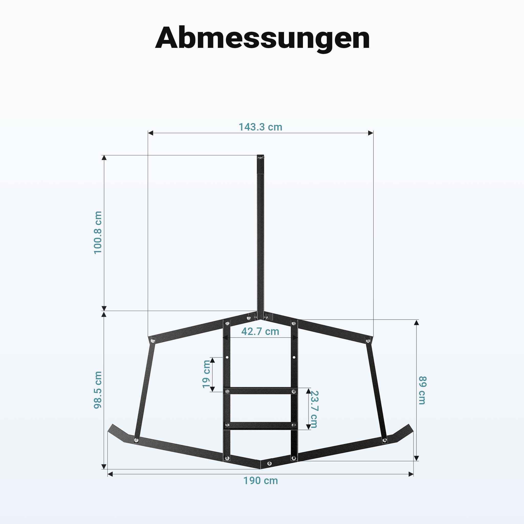 Erpice livellatore prato terreno per trattori compatti 190x98 cm Telaio fisso di livellamento