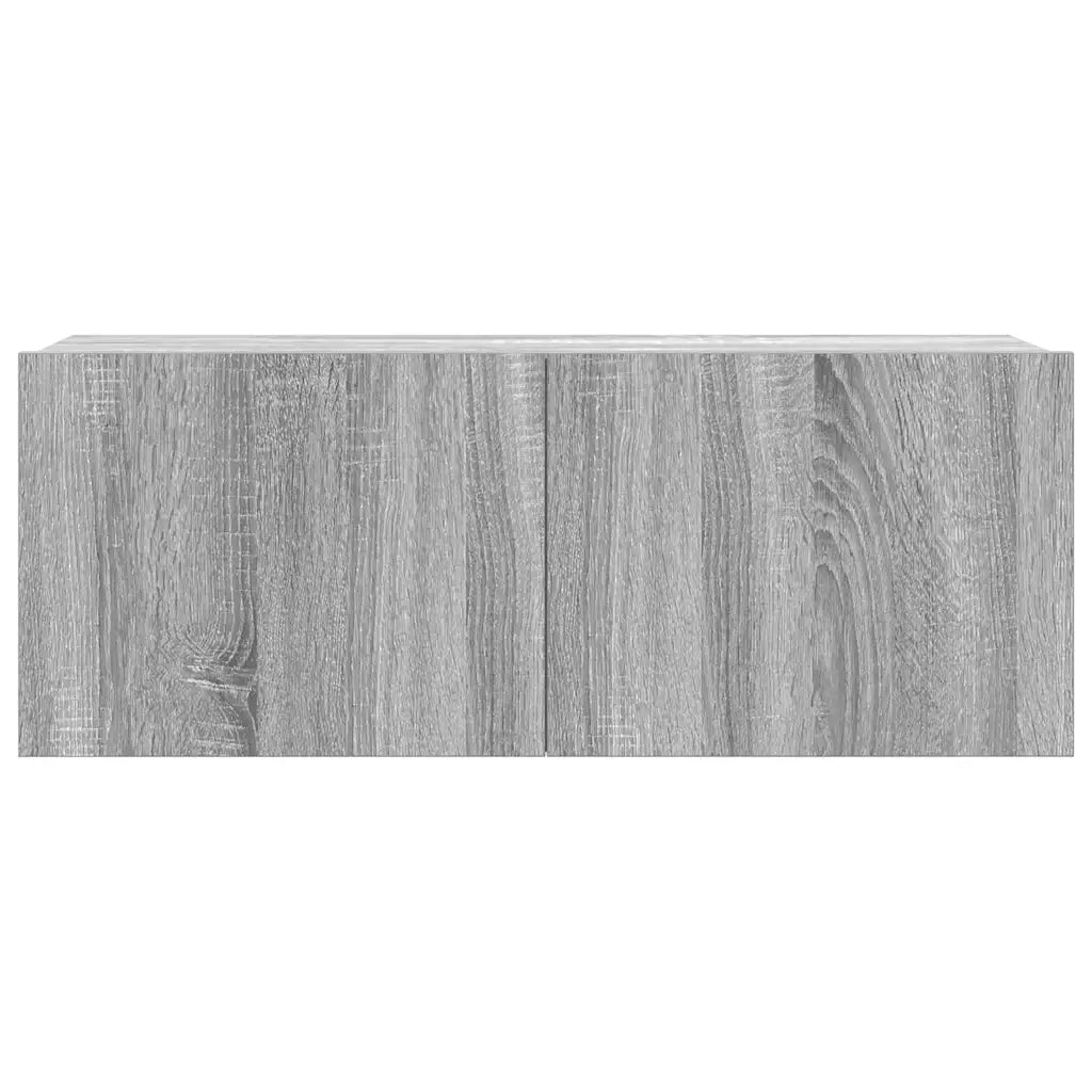 Set Mobili Porta TV 3 pz Grigio Sonoma in Legno Multistrato cod mxl 26649