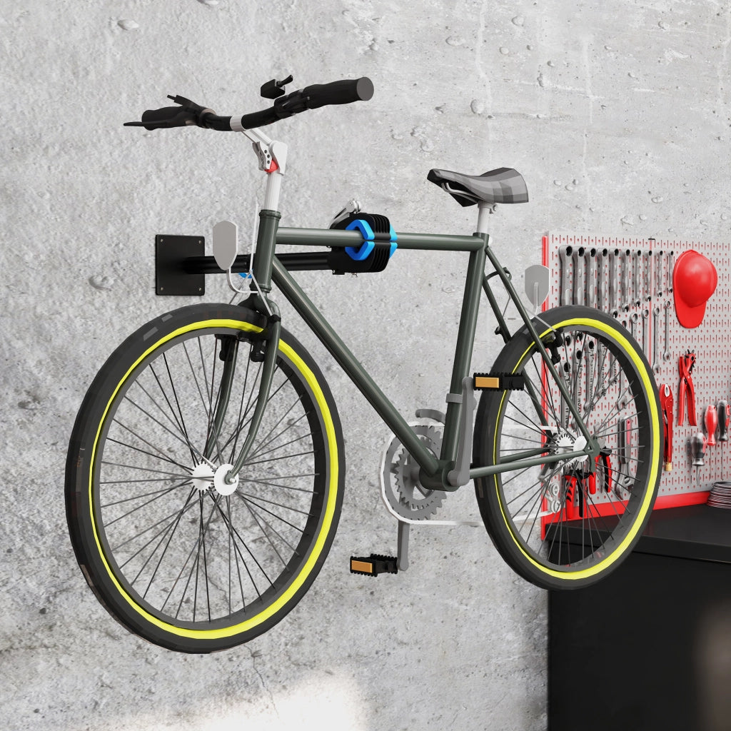 Supporto per Bicicletta Regolabile ¨C zephmum ¨C Nero 41-60x13x13cm