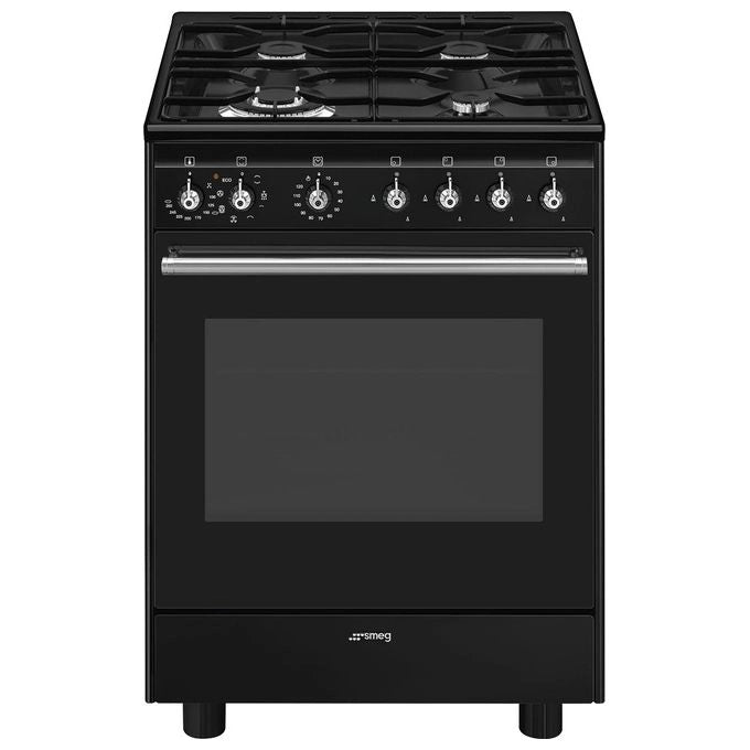 Smeg Concert CX61GMBL cucina Elettrico Gas Nero