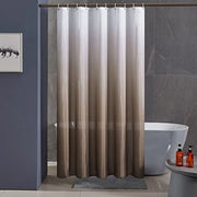Douchegordijn in tessuto 150x180 cm - Taupe - Impermeabile e lavabile - Con 10 ganci
