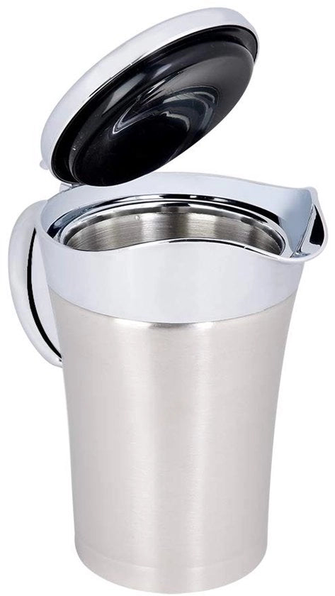 Contenitore Isolato 750ml - Doppio Strato - Acciaio Inossidabile - Con Coperchio - Antiruggine - Progetto Igienico - Salsa