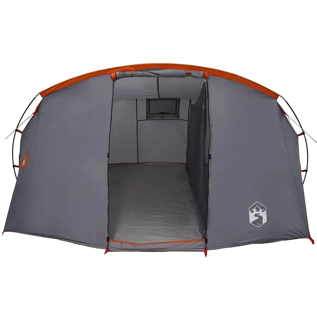 Tenda tunnel per 4 persone 4 persona Grigio e arancione 42004055