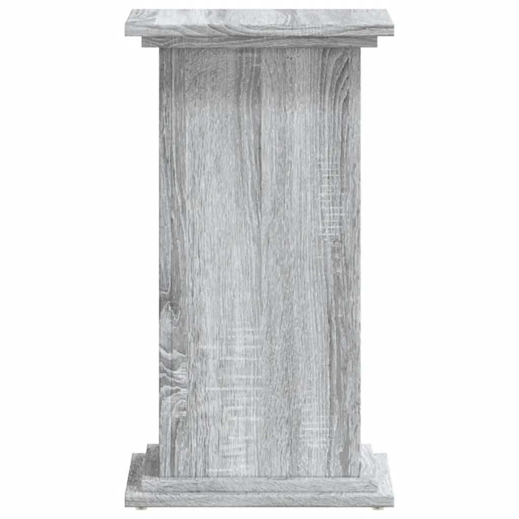 Supporto per Piante Grigio Sonoma 33x33x60 cm Legno Multistrato