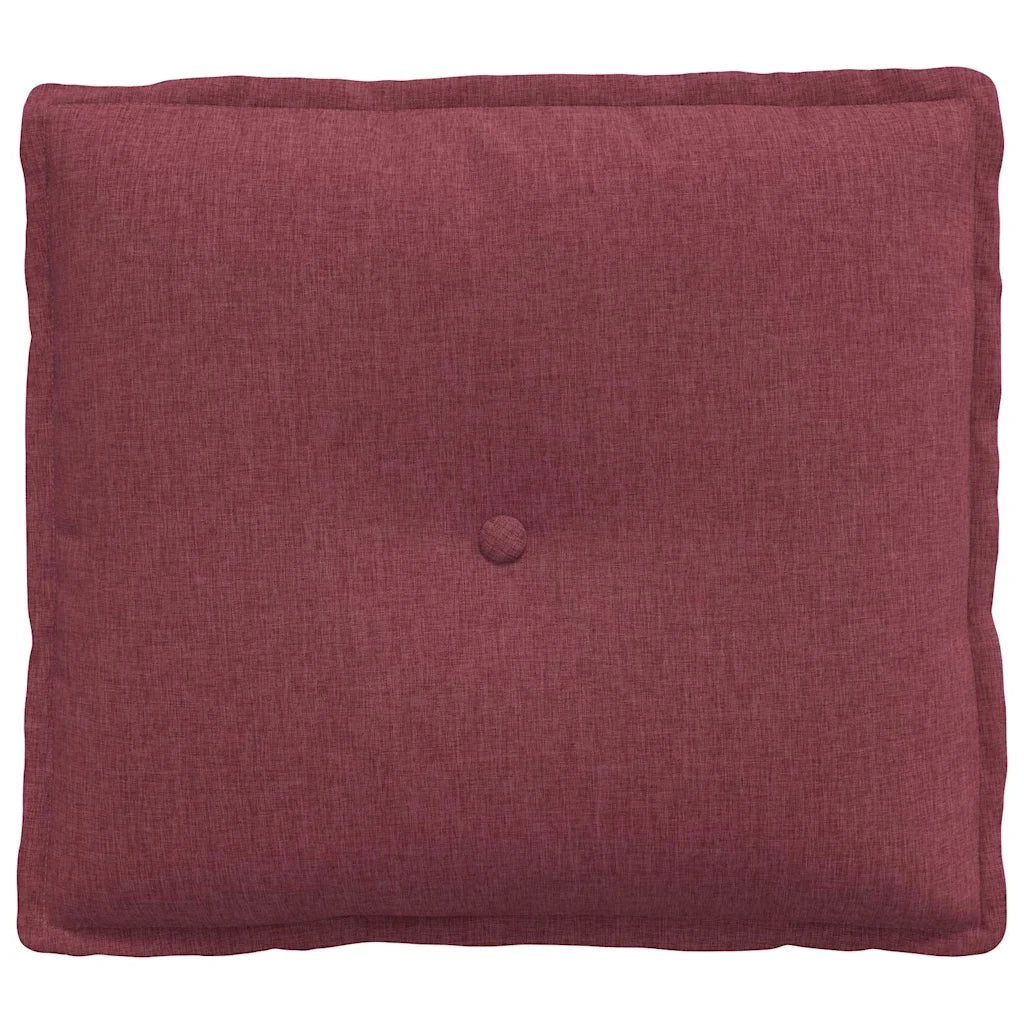 Cuscino per Schiena | Cuscino dorsale Rosso Vino 50 x 19 x 45 cm Tessuto