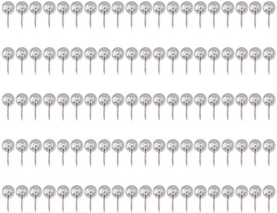 Pacchetto di 100 punti da parete in plastica/metallo - riutilizzabili - punti da parete rosé - duraturi - per pareti da foto/ufficio