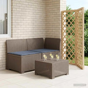 Divano da esterno-Divano da Giardino a 2 Posti con Cuscini Aspetto Rattan PP 405597