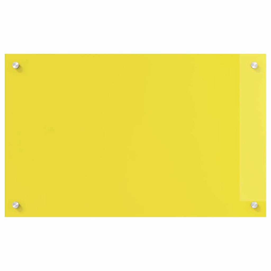 Schienale da cucina Giallo 80 x 50 cm vetro temperato 42001254