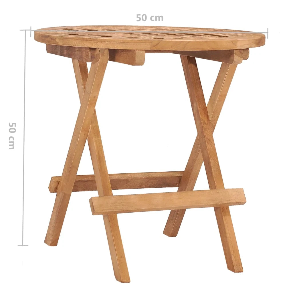 Set da pranzo pieghevole per esterni con cuscini 3 pezzi teak 02_0014724